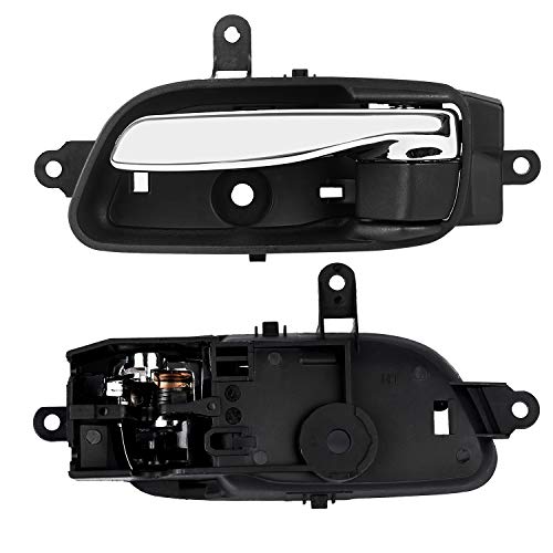 NPAUTO Inside Door Handle Left Driver Side Front or Rear Replacement for 2013 2014 2015 2016 2017 Nissan Altima Sedan Pathfinder Titan, Interior, 80671-3TA0D - Image 4