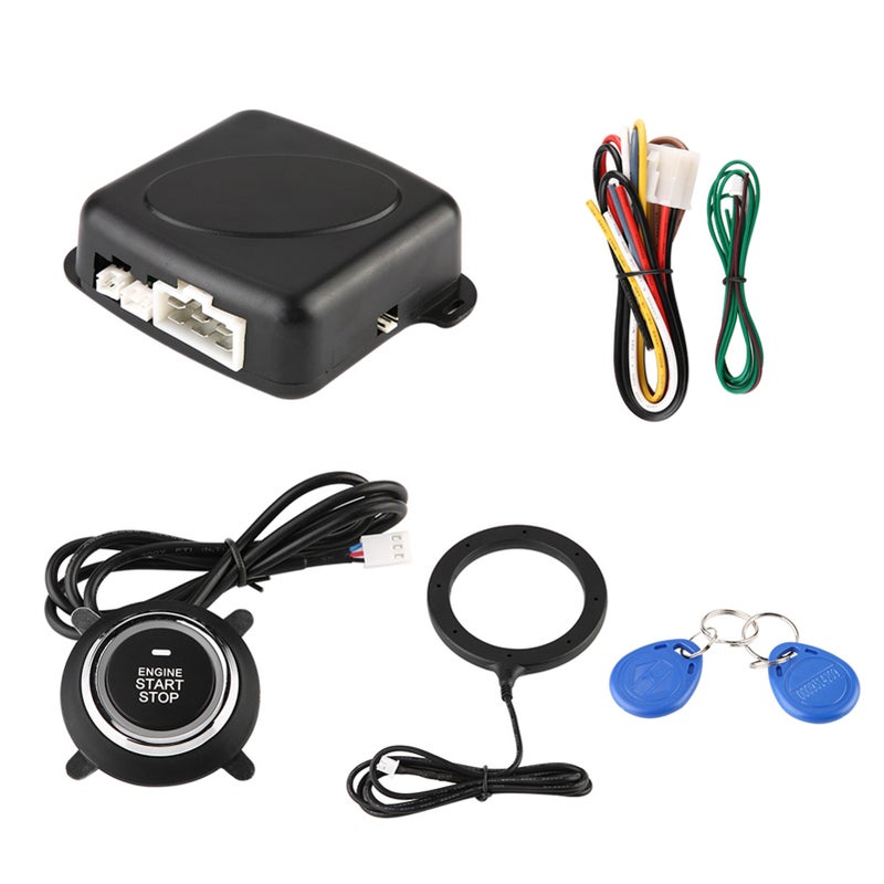 Universal Car Alarm System Engine Push Button Start Stop Lock Anti theft Protection - Image 4
