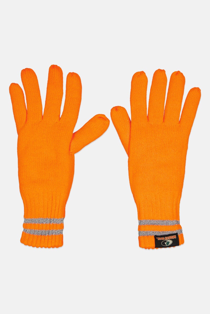 Mossy Oak Men 1 Pair Knitted Gloves, Orange - Image 1