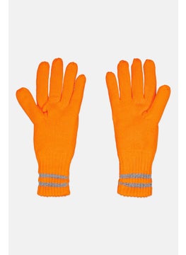 Mossy Oak Men 1 Pair Knitted Gloves, Orange  - Image 2