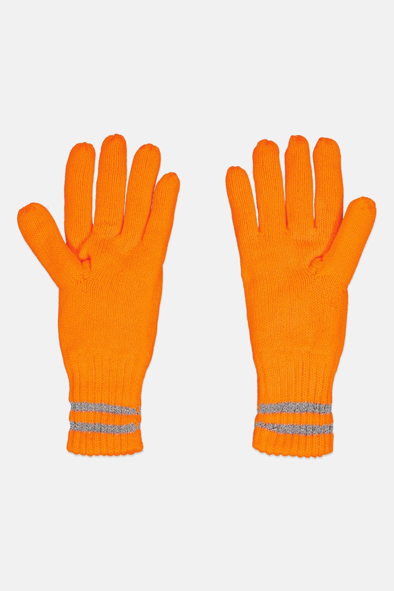 Mossy Oak Men 1 Pair Knitted Gloves, Orange - Image 2