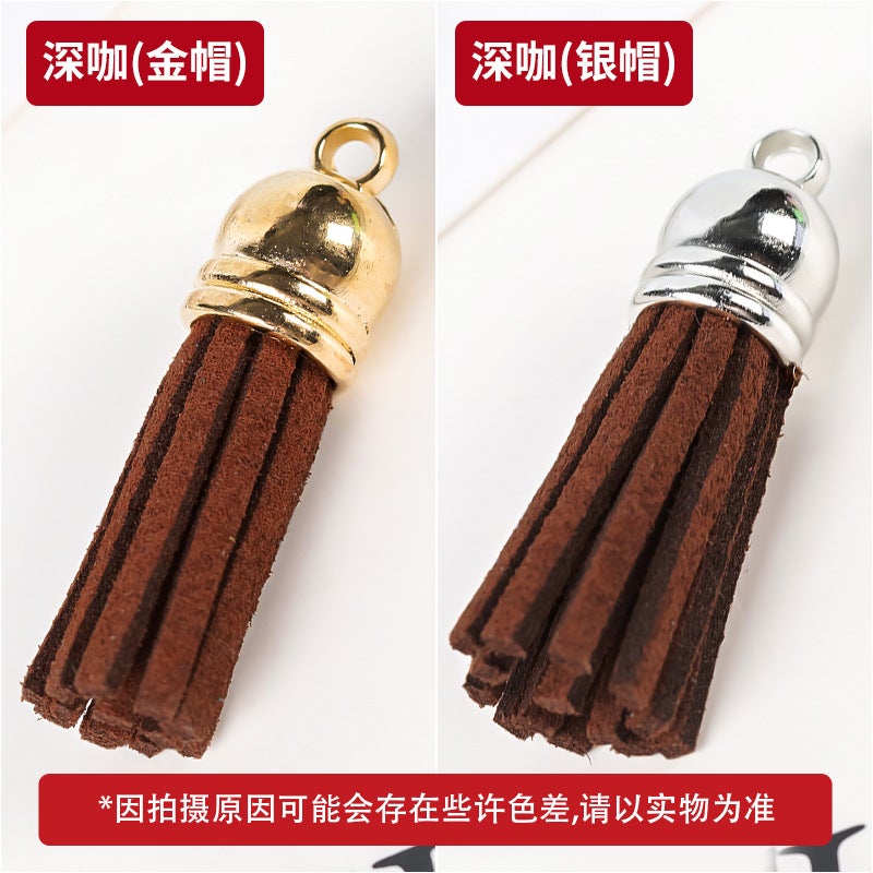 Color Tassel Tassel Diy Jewelry Accessories Small Tassel Pendant Pendant 4Cm Korean Velvet Tassel Tassel - Image 1