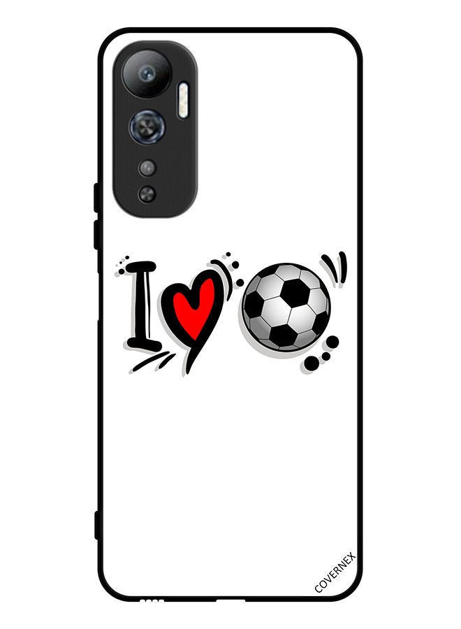 Covernex Protective Case Cover For Infinix Hot 20 4G I Love Football - Image 1