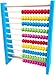 MAGIKON Wooden Counting Number Frame 10 Rows Abacus for Learning Math 8Inch Blue - Image 2