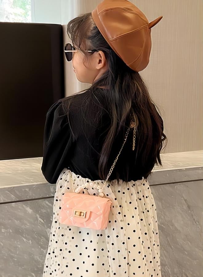 Girl's Pearl Handbag Mini Cute Chain Shoulder Bag (12CM * 8CM * 5CM) - Image 4