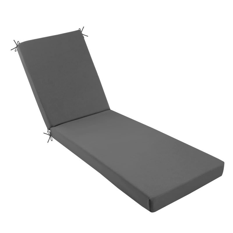 idee-home ideehome Chaise Lounge Cushions Outdoor Lounge Chair Cushions for Patio Furniture Weather and Stain Resistant for Lawn Pool 