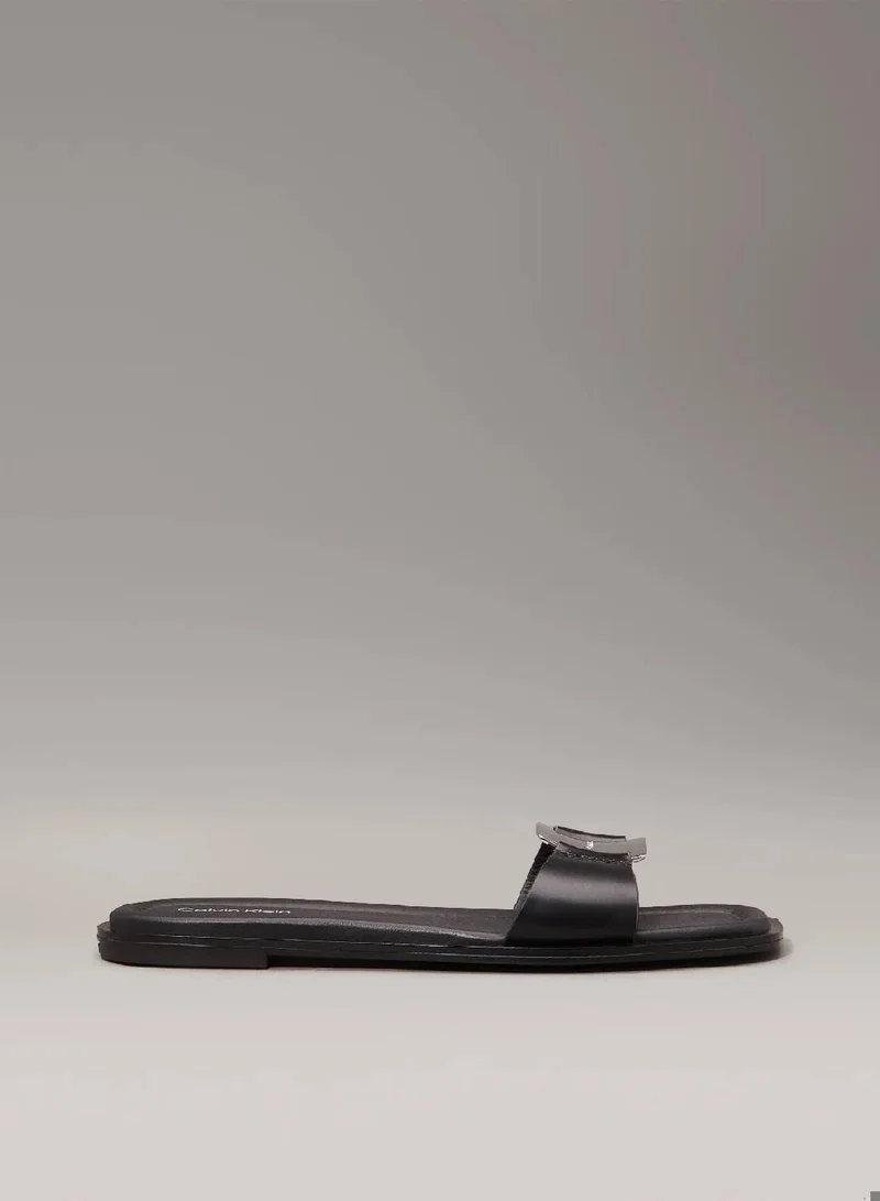 CALVIN KLEIN Leather Sliders