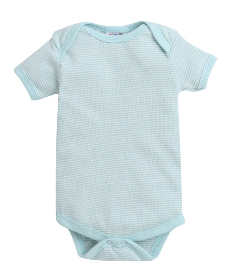 EIO Newborn Baby Cotton Romper Sleepsuit | Half Sleeve Jumpsuit Bodysuit for Boys & Girls | Soft Breathable Baby Clothes Combo Pack - Image 2