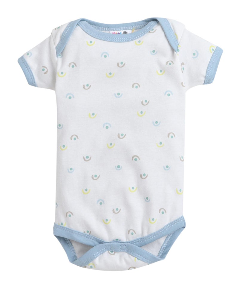 EIO Newborn Baby Cotton Romper Sleepsuit | Half Sleeve Jumpsuit Bodysuit for Boys & Girls | Soft Breathable Baby Clothes Combo Pack - Image 3