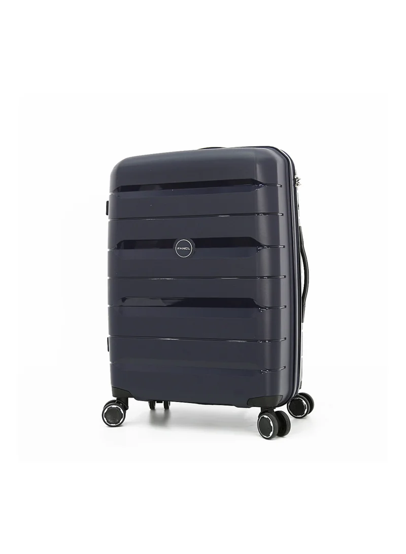 فانكل Hardside Luggage Trolley Bag 4 Pieces Set,Blue (BC-12",S-20",M-24",L-28")