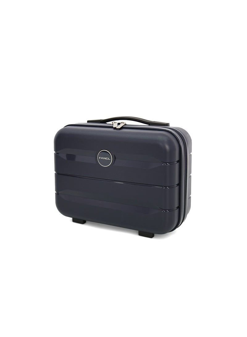 Fancl طقم حقائب أمتعة بعجلات من الجانب الصلب 4 قطع، أزرق (BC-12"،S-20"،M-24"،L-28") - Image 3