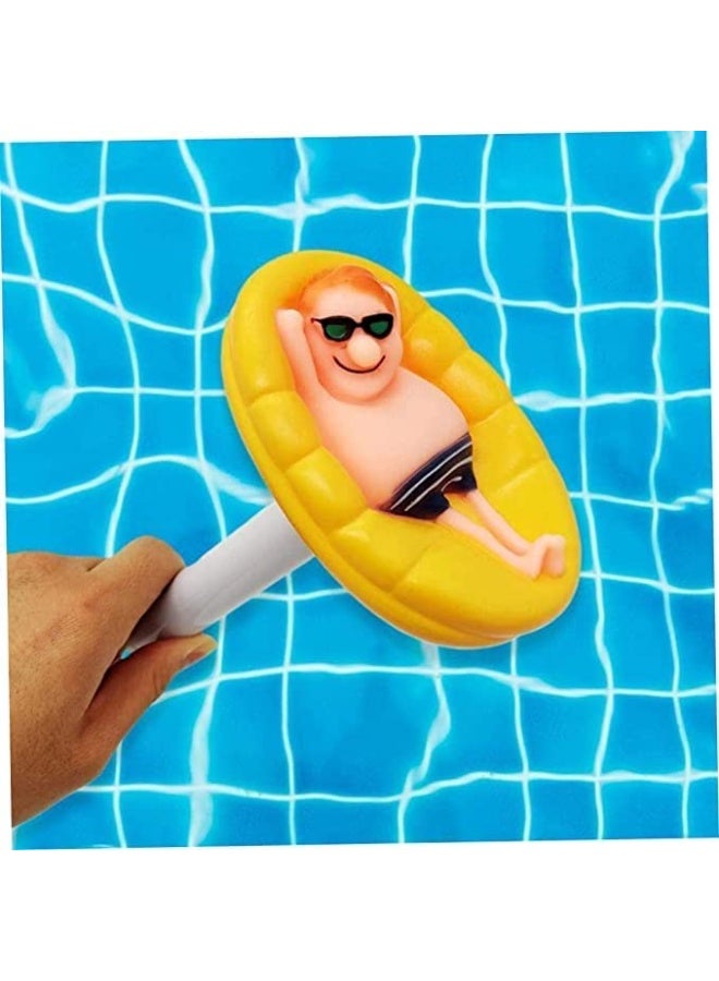 مقياس حرارة حمام السباحة، مستشعر درجة حرارة الماء المقاوم للماء، مقياس حرارة كبير عائم لدرجة حرارة الماء مع سلك لحمام السباحة الداخلي الخارجي، والمنتجع الصحي، وحوض الاستحمام الساخن، وحوض السمك، وبركة السمك، سهل التركيب - Image 4