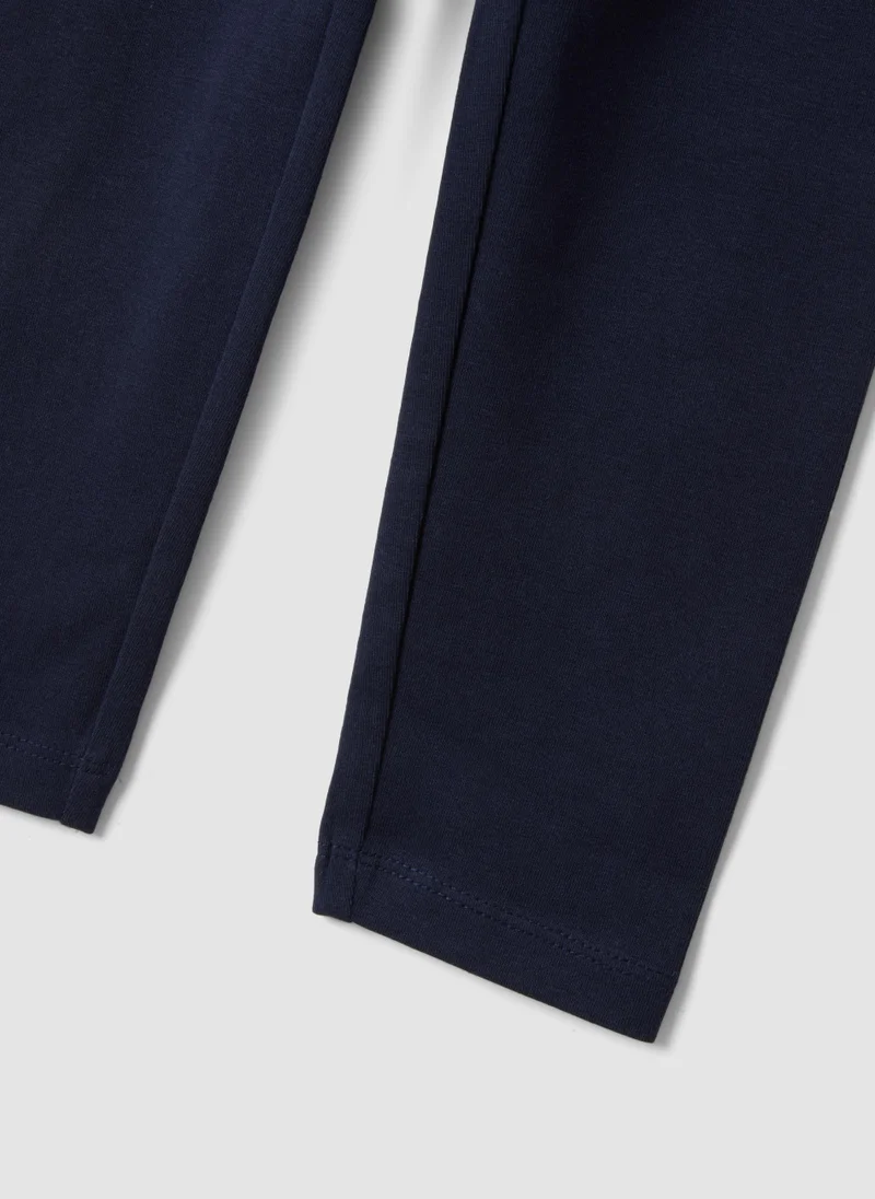 Ovs  OVS Girlsâ€™ Blue Skinny Leggings In Stretch Organic Cotton for Women | Best Price UAE