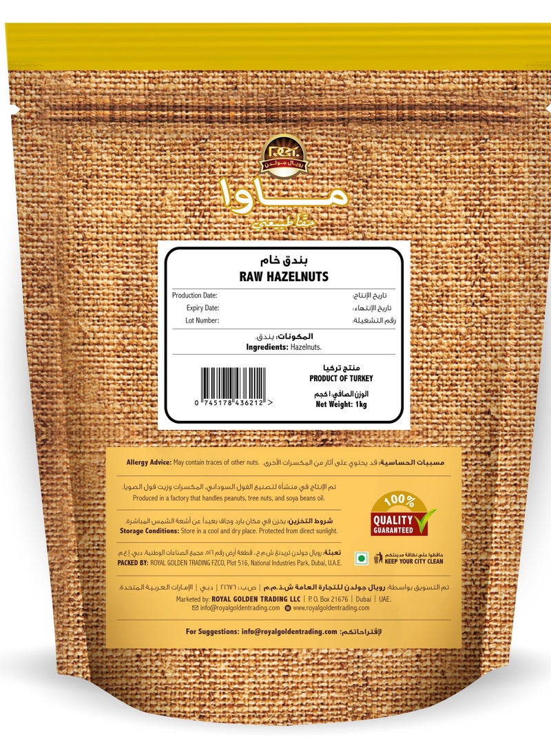 Mawa - Raw Hazelnuts 1kg - Image 1