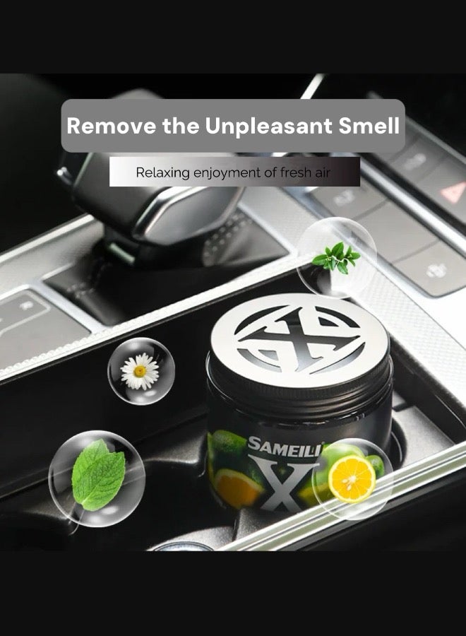 SAMEILI [3-pack]Air Freshener,Black Ice Scent,Solid perfume,Odor Eliminator ,Gel Scent Freshener,Room Closets Bathrooms Car - Image 4