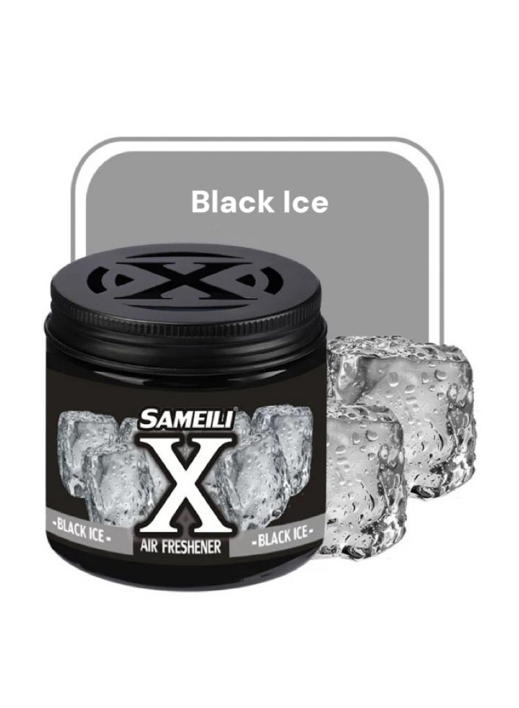 SAMEILI [3-pack]Air Freshener,Black Ice Scent,Solid perfume,Odor Eliminator ,Gel Scent Freshener,Room Closets Bathrooms Car - Image 1