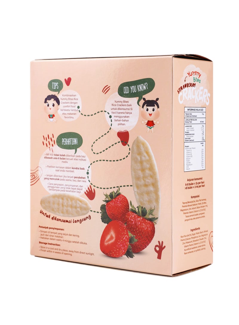 Yummy Bites Rice Cracker Strawberry - Image 4