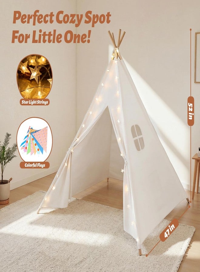 wilwolfer Kids Teepee Tent for Girls or Boys with Carry Case, Foldable Play Tent for Toddler Suit for Indoor and Outdoor Play, Protable Kids Playhouse Children Tent(Mat not Included) - Image 3