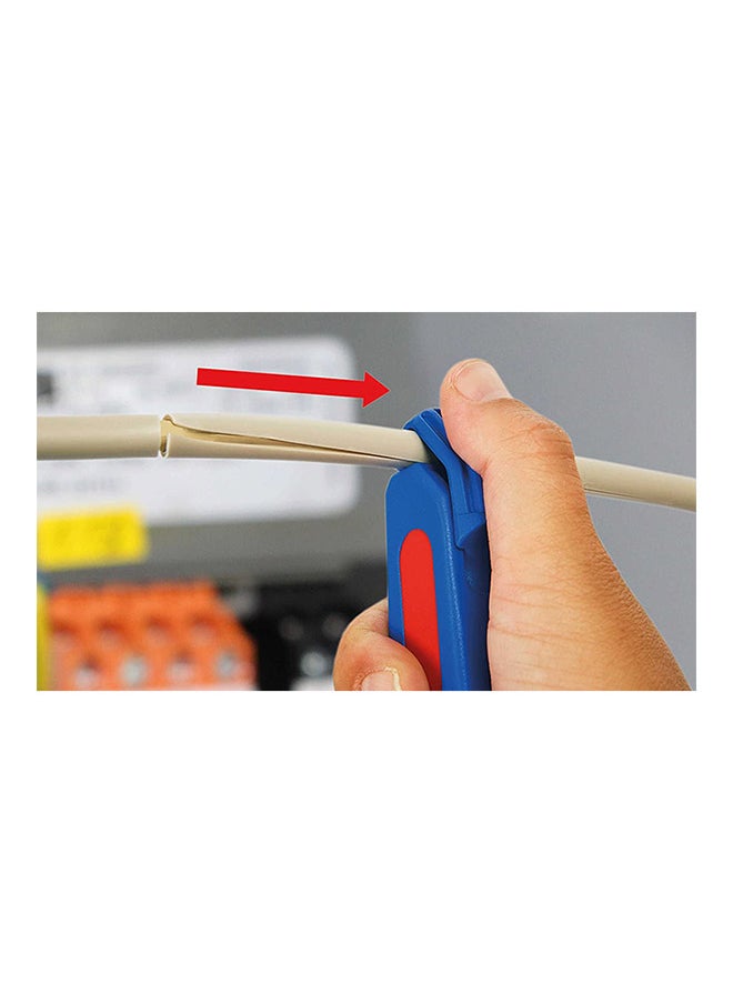 Weicon - WEICON Cable Stripper No. S 4 - 28  Stripping Blade with Retractable Hook Blade High Safety Universal Stripping Tool with Adjustable Cutting Depth Stripping Tool for Round Cables - Image 1