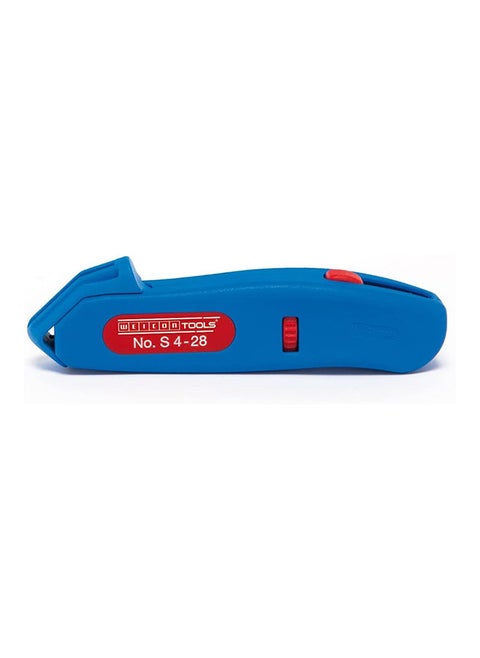 WEICON Cable Stripper No. S 4 - 28  Stripping Blade with Retractable Hook Blade High Safety Universal Stripping Tool with Adjustable Cutting Depth Stripping Tool for Round Cables