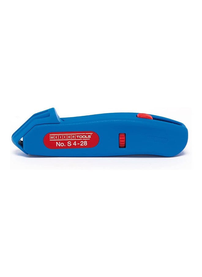 Weicon - WEICON Cable Stripper No. S 4 - 28  Stripping Blade with Retractable Hook Blade High Safety Universal Stripping Tool with Adjustable Cutting Depth Stripping Tool for Round Cables - Image 1
