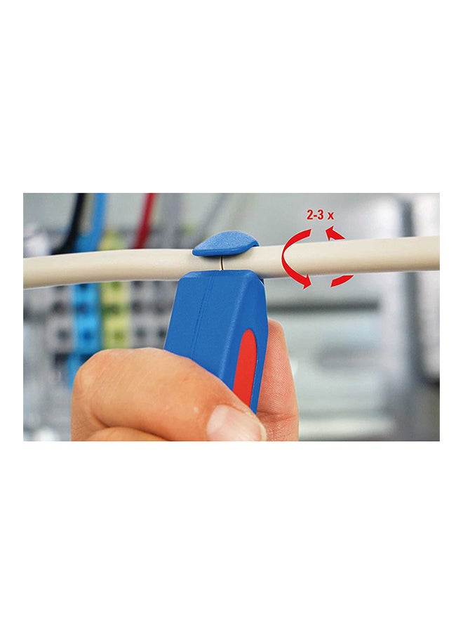 Weicon - WEICON Cable Stripper No. S 4 - 28  Stripping Blade with Retractable Hook Blade High Safety Universal Stripping Tool with Adjustable Cutting Depth Stripping Tool for Round Cables - Image 1