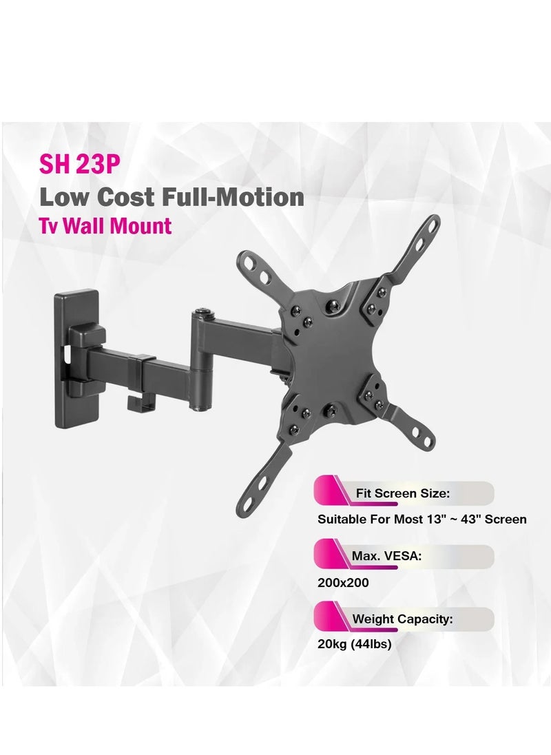 Skill Tech Skill Tech SH 23P Single Arm Full-Motion Tv Wall Mount  - Image 4