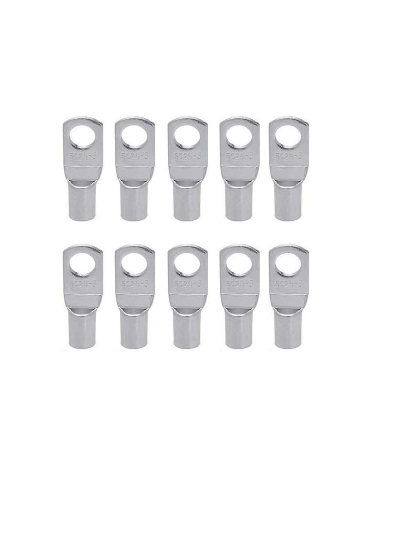 Copper Cable Lugs 10Pcs Set-Wire Terminals, Connector Cable lugs Ring Battery SC Terminals, for Marine, Solar, Automotive, Electric, Home Applications etc (Hole Size 12mm, Cable Size 185mm)  - Image 1