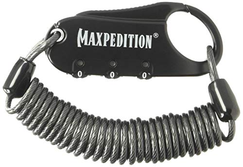 MAXPEDITION Steel Cable Lock (Black) - Image 5