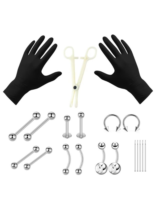 ATOMUS طقم مجوهرات الجسم 20 قطعة عام - Image 1