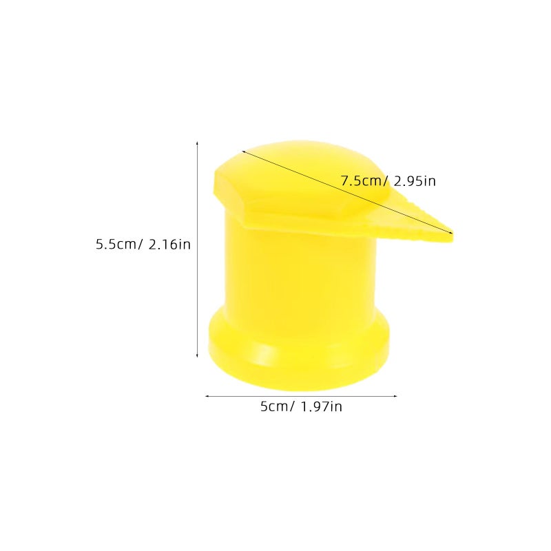 24pcs Yellow Wheel Nut Indicators And Bolt Covers For Commercial Vehicle Torque Check - Image 3