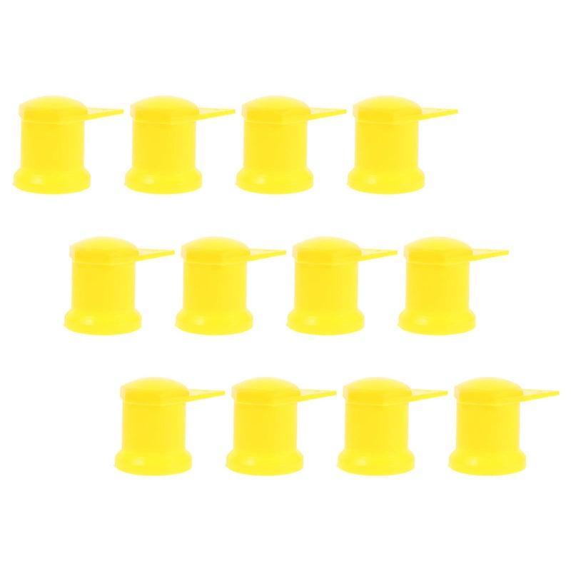 24pcs Yellow Wheel Nut Indicators And Bolt Covers For Commercial Vehicle Torque Check - Image 2