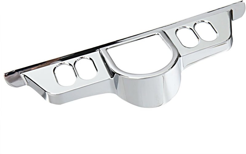 Rudyness Chrome Switch Dash Panel Accent Cover for Harley Touring Models 1996-2013 - Image 3