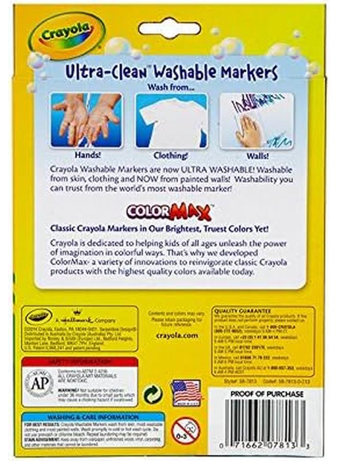 Crayola 12 Ct. Ultra Clean Washable Colormax Markers 1 Of Piece  - Image 2