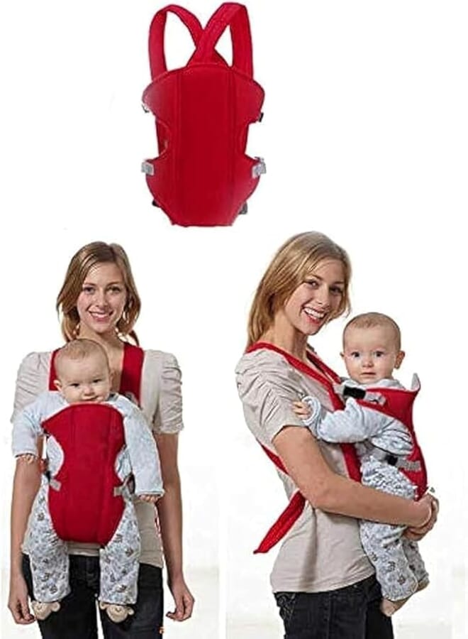 UShop Ushop Baby Carrier Chest or Back Red