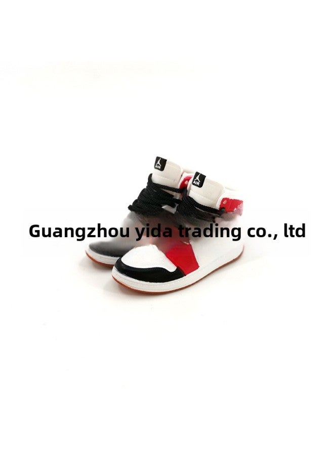 Labubu Labubu Doll 17cm Shoe Model 5cm Vinyl Toy Hand-made Blind Box AJ1 Pair-Color:19. Little Festive - Image 1