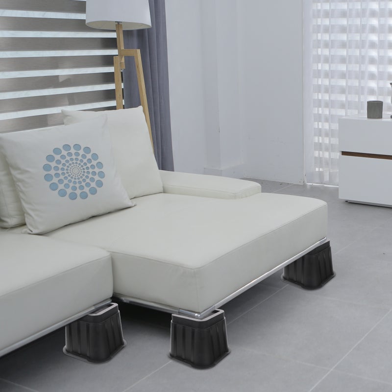 4 Sets Furniture Levelers Furniture Feet Leg Leveler Furniture Risers Hardwood Floor Protector - Image 1