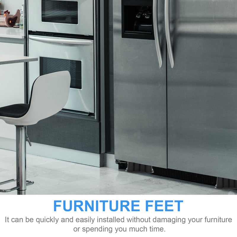 4 Sets Furniture Levelers Furniture Feet Leg Leveler Furniture Risers Hardwood Floor Protector - Image 2