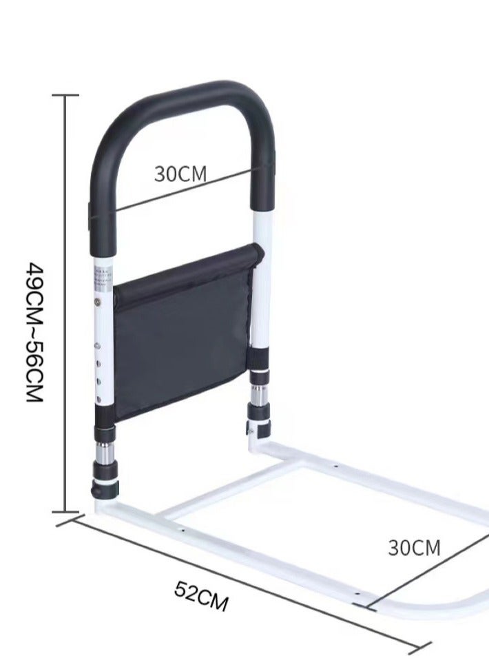KINGMAZI Bed Rails for Elderly Adults ，Assist Support Side Railings for Seniors ，Adjustable  Safely Assist Handrail Citizens Slides Under Mattressbed Cane Medical Bed Guard Bed Handles Bars for Seniors, Pregnant Women, People in Need  - Image 3