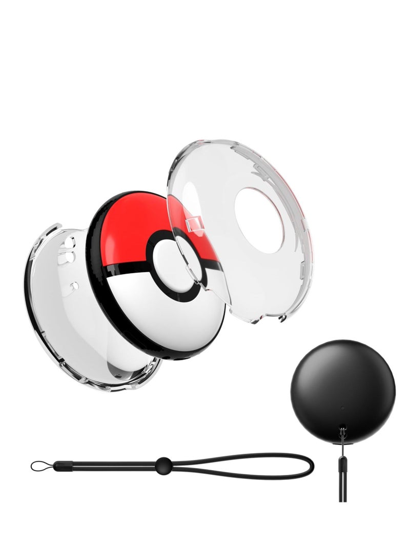 بوكيمون الذهاب بلس + 2023 خفيفة الوزن حالة الكمبيوتر مع حزام حماية ضد الصدمات ( شفافة ) - Image 1