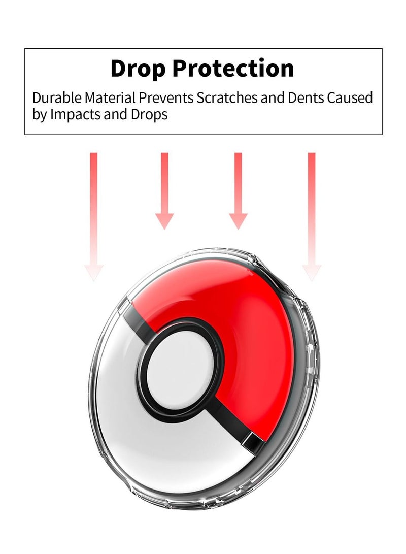 بوكيمون الذهاب بلس + 2023 خفيفة الوزن حالة الكمبيوتر مع حزام حماية ضد الصدمات ( شفافة ) - Image 2