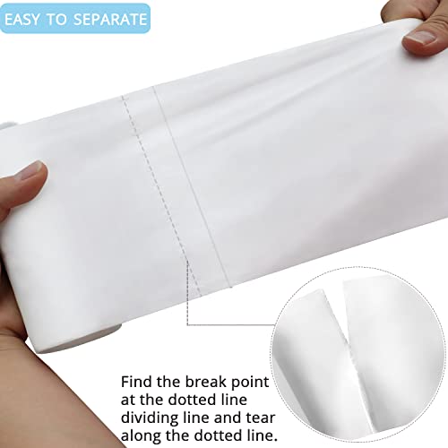SOSOHOME 10 Gallon Trash Bags - 18 Micron Ultra Thick Strong Clear Medium Size Garbage Bin Liners for Office Kitchen, Fit 8-10 Gallon, 90 Count - Image 4