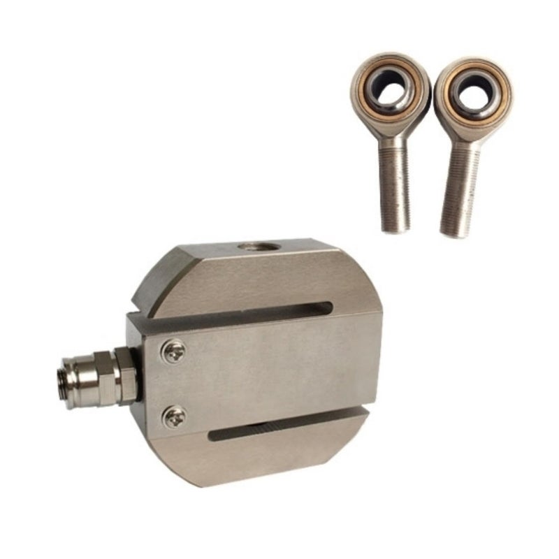 S Type Strain Gauge Load Cell Tension Pressure Sensor 300kg With Joint Bearings - Image 1