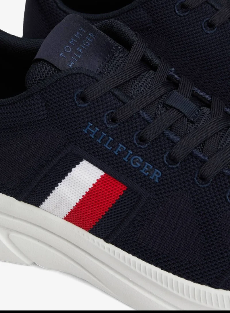 Tommy Hilfiger Desert Sky Signature Tape Knit Runner Trainers for Men | Best Price UAE
