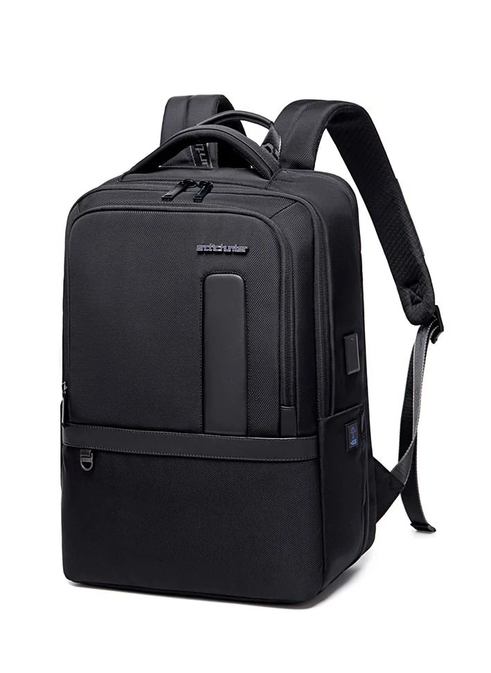 ARCTIC HUNTER Travel Backpack Large Capacity Laptop Backpack Men and Women Business Travel Bag School Bag Multifunctional B00490 Black