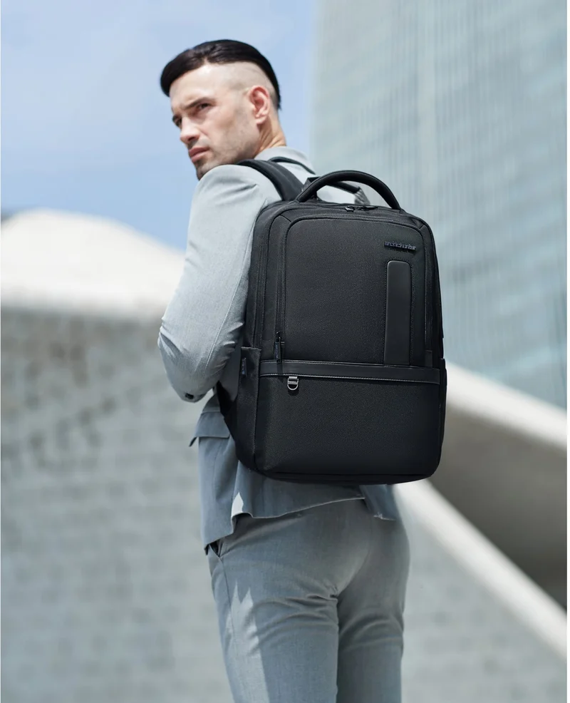 Arctic Hunter  Expandable Laptop Backpack Water Repellent School Office Travel Day Pack with Built in USB port, B00490, Black  | Best Price UAE