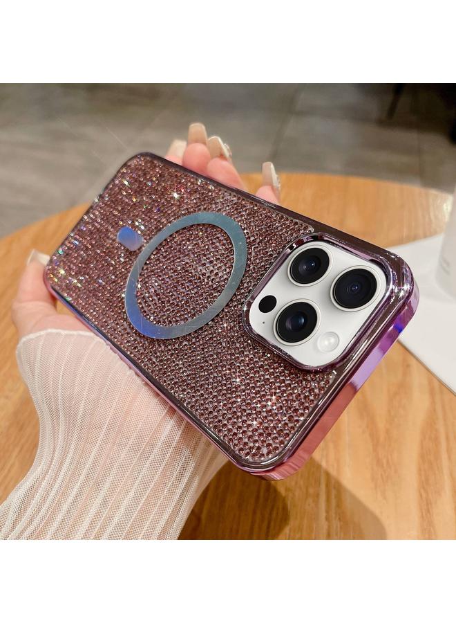 Zaboon Case For iPhone 12 Pro Max Diamonds Plated Magsafe Phone Case - Image 1