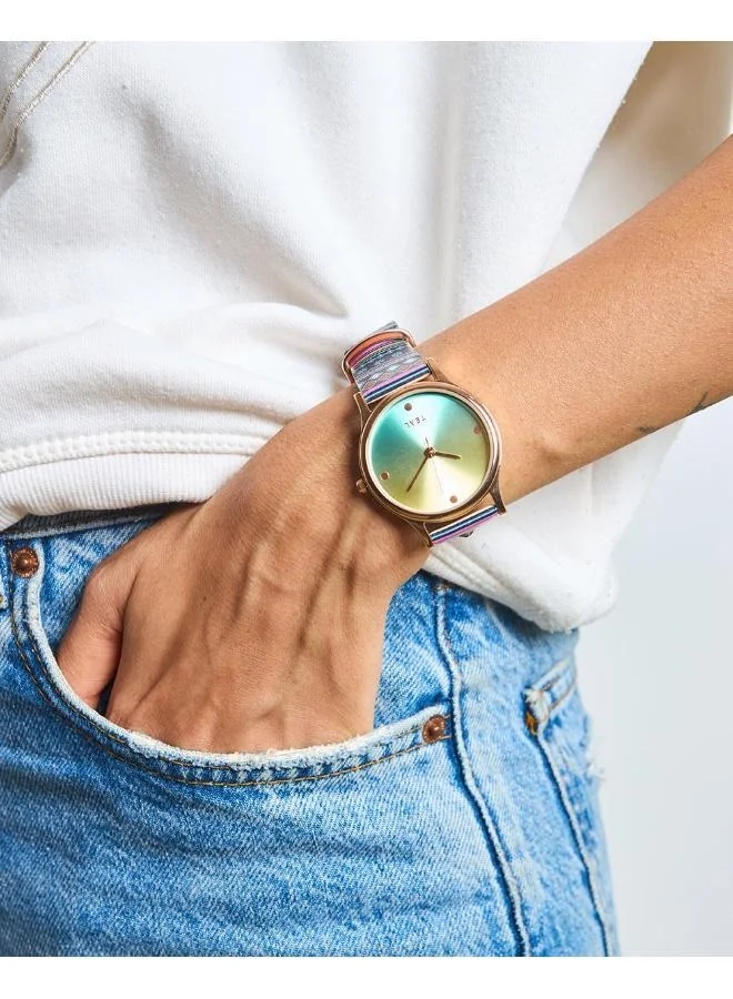 Ombre Aztec Watch-Black