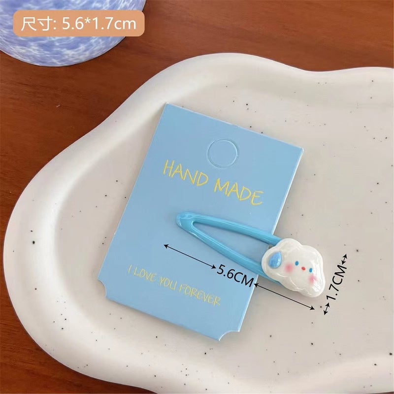 Generic Cute Cloud Jelly Star Hair Clips Y2K Accessories BB clip clouds 