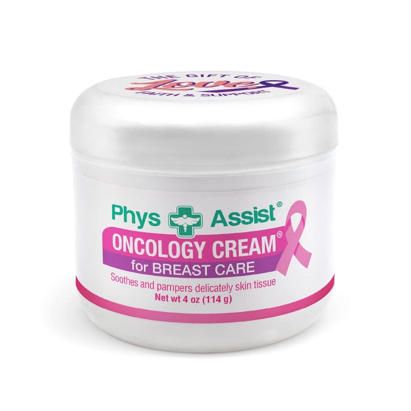 PhysAssist Oncology Cream for Breast Care Soothes and Pampers Delicately skin tissue. 4 oz - Image 1